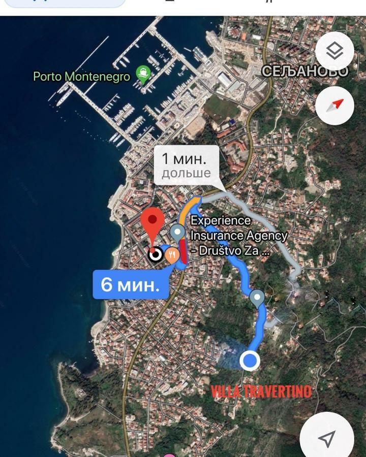 Villa Travertino Тиват Екстериор снимка